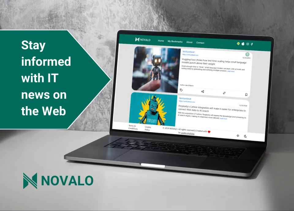 Novalo web project image